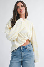 Seattle Stripe Long Sleeve Top