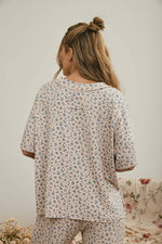Blooming FIelds Ribbed Top