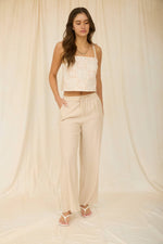 Tea Garden Embroidered Top