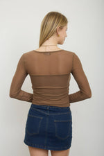 Twilight Ruched Knit Top