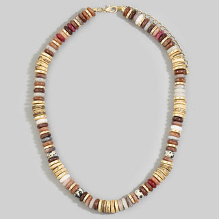 Sunset Trail Disc Bead Necklace
