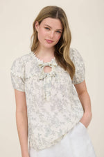 Florence Double Tie Blouse