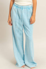Sunwashed Terry Pants (Blue)