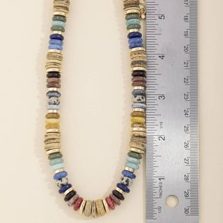Sunset Trail Disc Bead Necklace