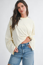 Seattle Stripe Long Sleeve Top