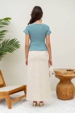Soft Ripple Knit Top