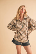 Mya Plaid Pullover