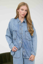 Sunny Lane Chambray Shacket