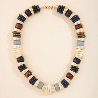 Marble Muse Beaded Statement Necklace