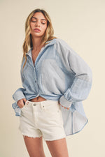 Shia Button Tunic Top