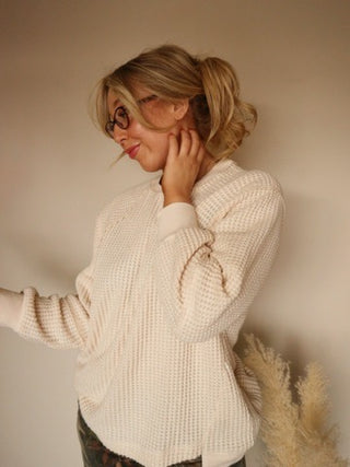 Brunch Club Waffle Pullover