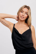Empress Silk Cowl Neck Cami