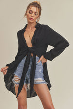 Margot Tie Top (Ivory)