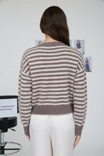Sunday Edition Stripe Cardigan