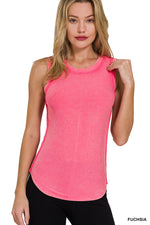 Willow Washed Ribbed Tank