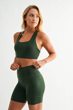 Venice Cloud Light Square Neck Sports Bra