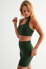 Venice Cloud Light Square Neck Sports Bra