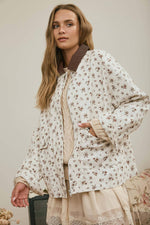 Pressed Flowers Corduroy Jacket *Pre-sale