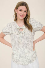 Florence Double Tie Blouse