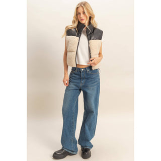 Frostline Sherpa Puffer Vest