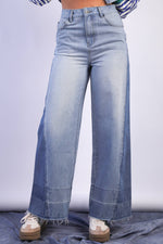 Freedom Flow Wide Leg Contrast Jean