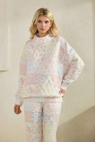 Meadowline Quilted Mock Neck