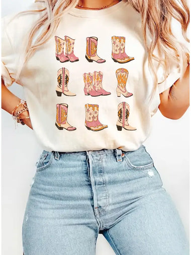 Western Boots Tee