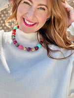 Massey Chunky Beaded Necklace