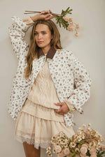 Pressed Flowers Corduroy Jacket *Pre-sale