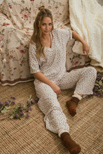 Blooming FIelds Ribbed Top