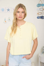 Monaco Snap Henley Tee