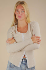 Soft Edge Knit Top