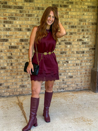 Signature Satin Dress