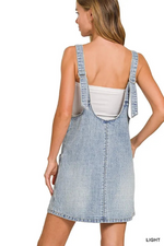 Sunday Stroll Mini Denim Dress