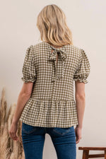 Sweetfern Gingham Blouse
