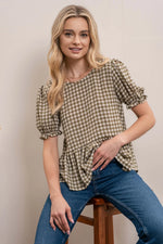 Sweetfern Gingham Blouse