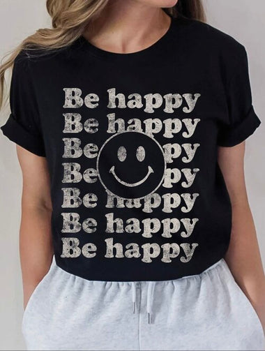 Be Happy Vintage Tee
