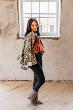 Brownstone Leopard Denim Jacket