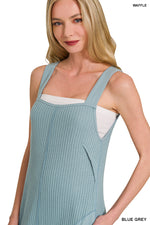 Driftwood Waffle Overalls