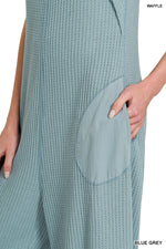 Driftwood Waffle Overalls