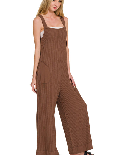Driftwood Waffle Overalls