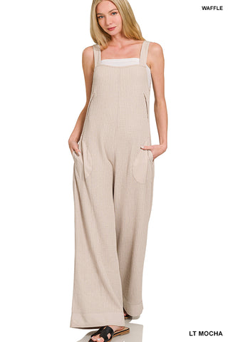 Driftwood Waffle Overalls