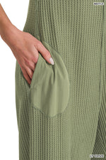 Driftwood Waffle Overalls