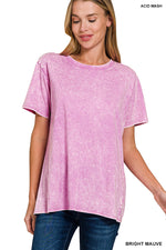 Sunny Vibes Washed Tee