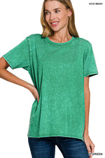 Sunny Vibes Washed Tee