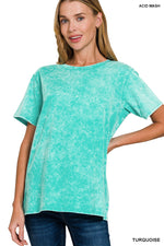 Sunny Vibes Washed Tee