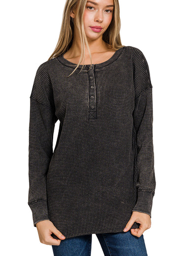 The Sunday Waffle Henley