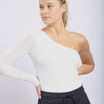 Cold Shoulder Long Sleeve Bodysuit