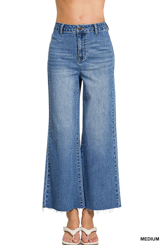 Zenana Westlyn Raw Hem Jeans