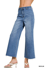 Zenana Westlyn Raw Hem Jeans